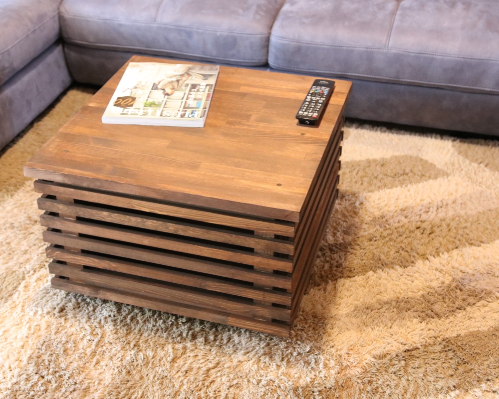 格子のコーヒーテーブル　(Creemaで購入) 格子のコーヒーテーブル　(Creemaで購入)