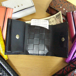 極小財布art-mini　ブラックロック 2枚目の画像