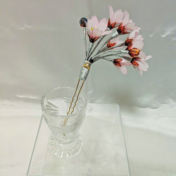 桜の簪　～桜色～　　　ディップアート 4枚目の画像