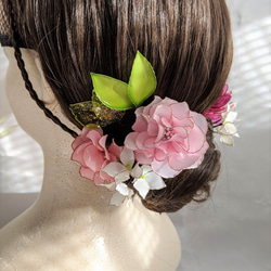 お花のヘッドドレス　Ａ　～ディップアート～ 4枚目の画像