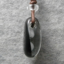 浅瀬のミズクラゲ とんぼ玉 ガラス ネックレス No1366 5枚目の画像