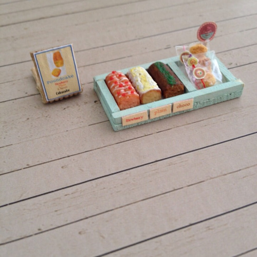 ミニチュア デコレーションパウンドケーキ ミニチュアスイーツ