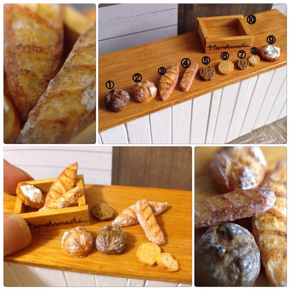 ミニチュア パンオーダー締め切り ミニチュア レジン お 菓子