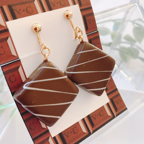 チョコレートピアス(イヤリング) ピアス（フック・チェーン