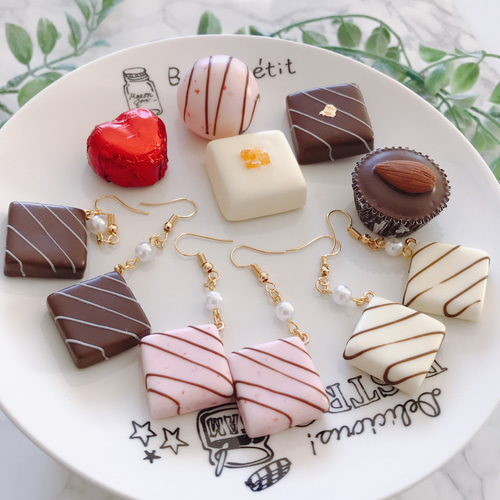 チョコレートピアス(イヤリング) ピアス（フック・チェーン