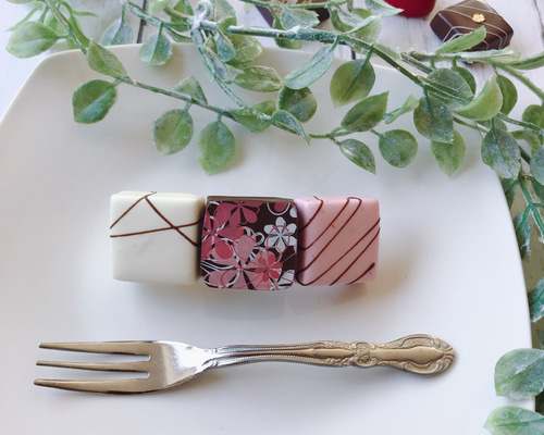 超美品☆lui jewelry☆chocolate☆チョコレートバレッタ