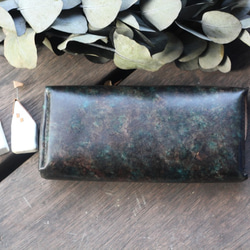 Accordion vegetable tanned leather long wallet - December Ni 7枚目の画像