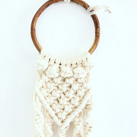 macramé  pocket  hanging  Ⅱ 3枚目の画像