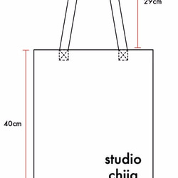 Studio Chiia design *全棉帆布包/印花托特包/肩背包 第5張的照片