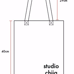 Studio Chiia design *全棉帆布包/印花托特包/肩背包 第4張的照片