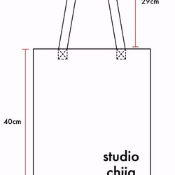 Studio Chiia design *全棉帆布包/印花托特包/肩背包 第4張的照片