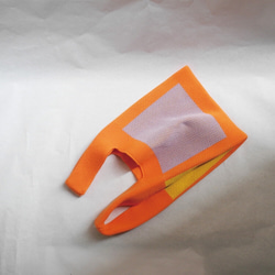 studio chiia 針織提袋 -  小尺寸 S - 清新橘 第3張的照片