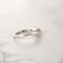 flower shower ring （silver） 2枚目の画像