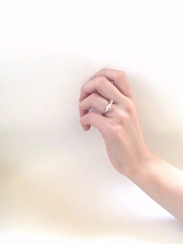 flower shower ring （rose/diamond） 3枚目の画像