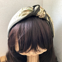 moda モリス・コレクション Willow Bough  髪飾りセット　セージ 7枚目の画像