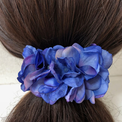 紫陽花のポニーフック　ブルー 3枚目の画像