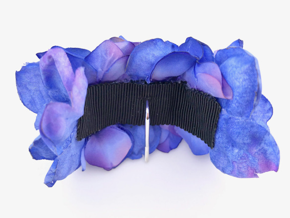 紫陽花のポニーフック　ブルー 5枚目の画像