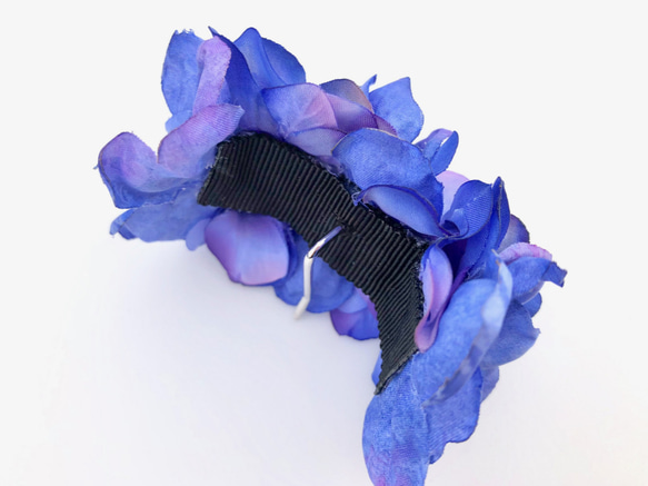 紫陽花のポニーフック　ブルー 6枚目の画像