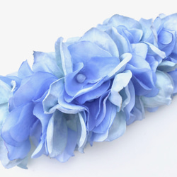 紫陽花のバレッタ　ライトブルー 8枚目の画像