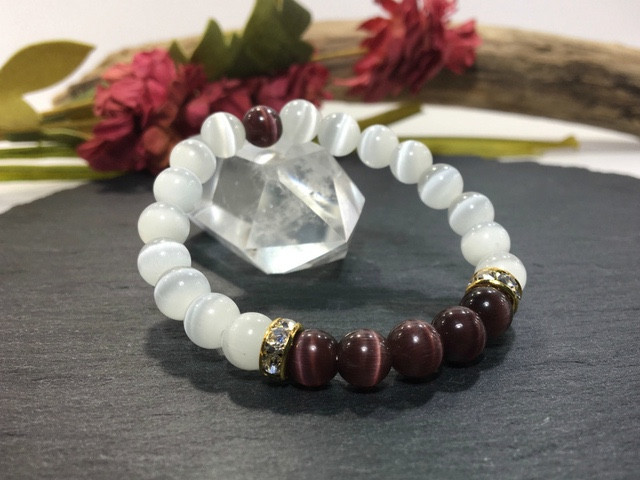 キャッツアイ (パープル)&キャッツアイ（ホワイト