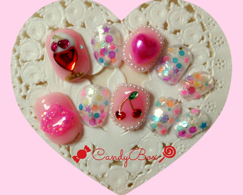 再販♡♡ハンドメイド♡♡クリームソーダキャンディツイン