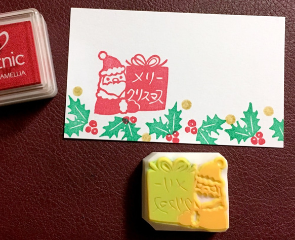 消しゴムはんこNo.468 サンタクロース merry christmas m77224718585_1.jpg?1727864531