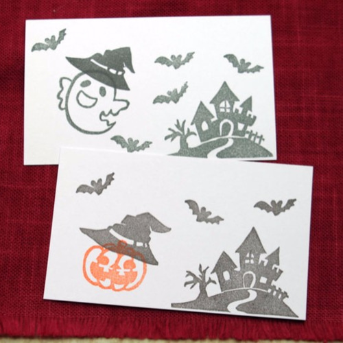 信頼も厚い 押すと変身！ハロウィン魔女の帽子消しゴムはんこ（持ち手付き 文房具・ステーショナリー