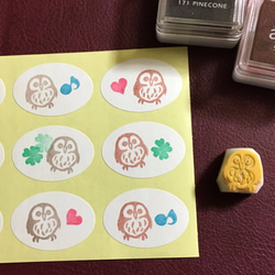 ユニコーンのミニ消しゴムはんこ（持ち手つき） はんこ