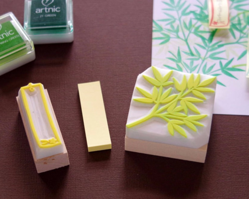 消しゴムはんこNo.179 笹セット