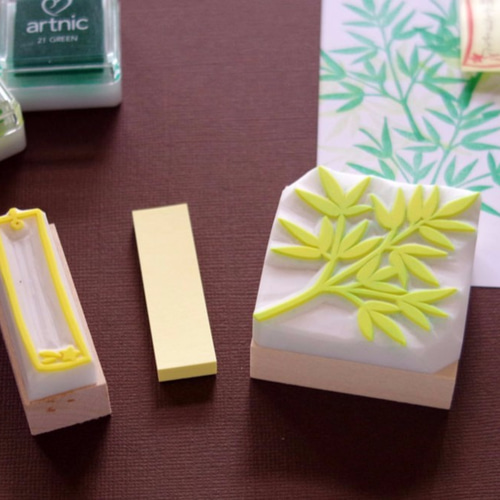 消しゴムはんこNo.179 笹セット