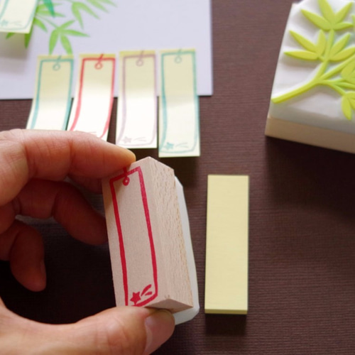 消しゴムはんこNo.179 笹セット