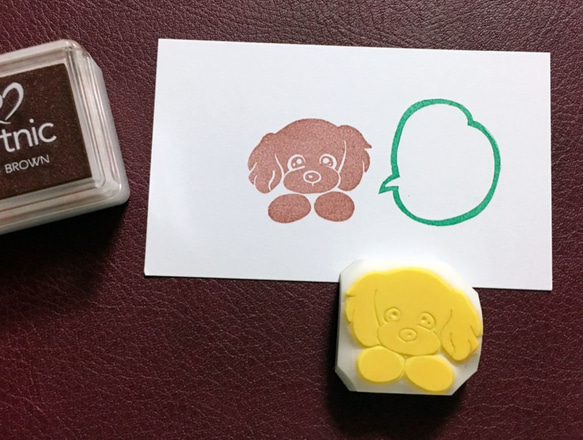 消しゴムはんこNo.428 トイプードル 消しゴムはんこNo.428 トイ