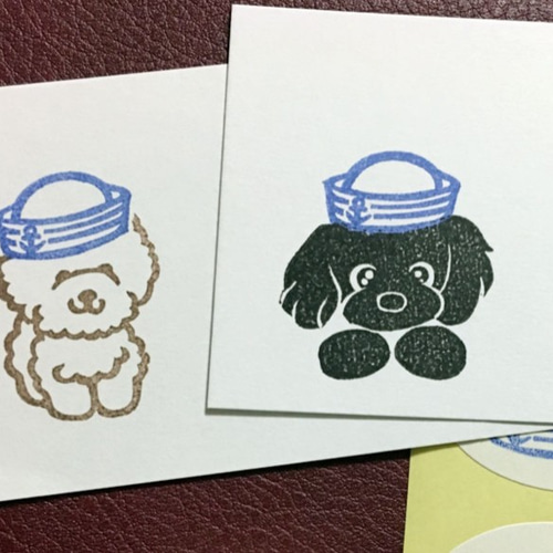 消しゴムはんこNo.428 トイプードル m59973796659_1.jpg?1722245469