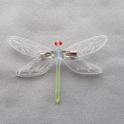 トンボのブローチ（透明） ブローチ m-sakamoto 通販 7636587｜Creema