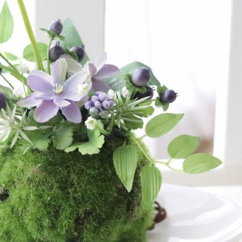 苔玉(フェイクグリーン) アートフラワー MINT GREEN 通販