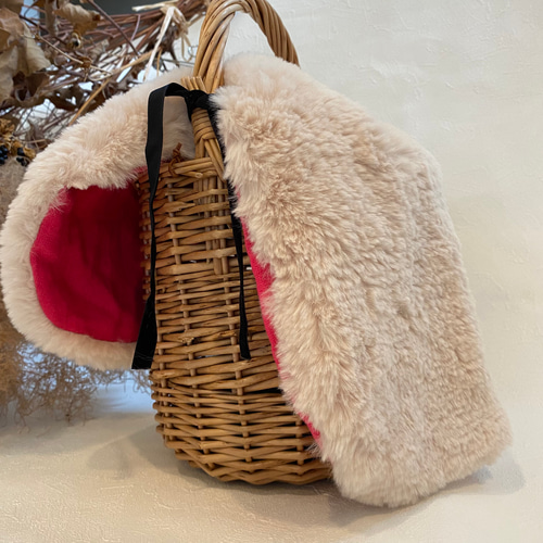 英国ヴィンテージ小さなかごバッグ【s0311】