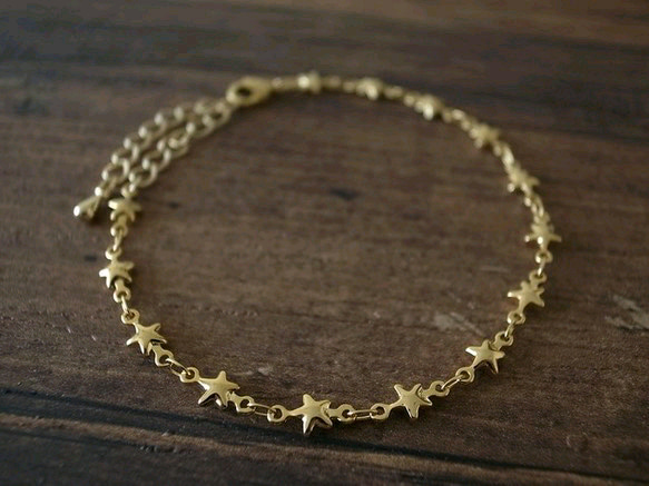 【made in france】 star chain bracelet 1枚目の画像