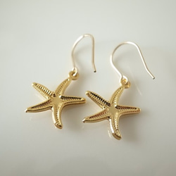 14kgf starfish hook pierces 3枚目の画像