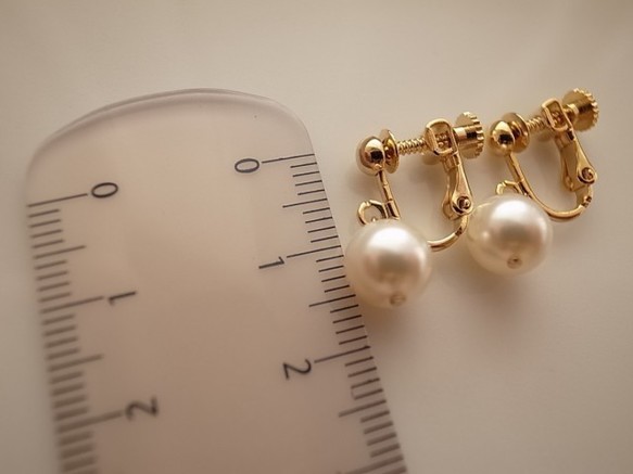 pearl earrings 2枚目の画像