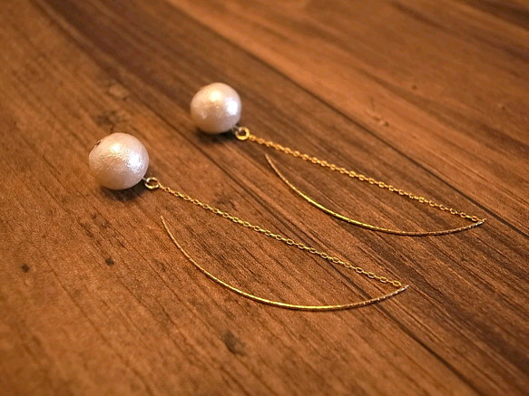 cotton pearl american pierces 2枚目の画像