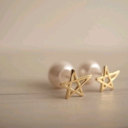 【BOX別売】3way star × pearl pierces 1枚目の画像