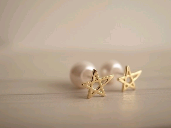 【BOX別売】3way star × pearl pierces 1枚目の画像