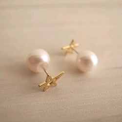 【BOX別売】3way star × pearl pierces 2枚目の画像