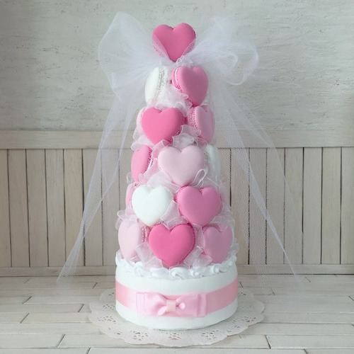 ハート♡マカロンタワーMサイズ その他オーダーメイド Lewisia 通販