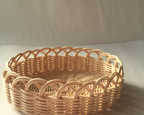 ラタン　ハンドメイド小物入れ　ペア　未使用 1_059621c7faac62932f3cc892d83c