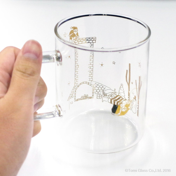 【お得・残りわずか】耐熱マグ／Xmasサンタ／5020-13 10枚目の画像