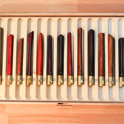 Stationery-複合筆桿- 紫光檀    手作 │ 鉛筆延長器 pencils holder │ 木 +金屬 第6張的照片