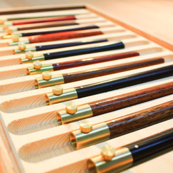 Stationery-複合筆桿-黑檀木/紅酸枝木    手作 │ 鉛筆延長器pencils hold │ 木 +金屬 第7張的照片