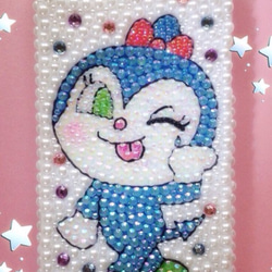 ☆携帯デコケース☆可愛いコキンちゃん☆ハンドメイド