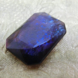 ~再々…販~（セットop有）ドラゴンズブレスカットストーンオクタゴン(クリアパープル)18×13mm 3枚目の画像